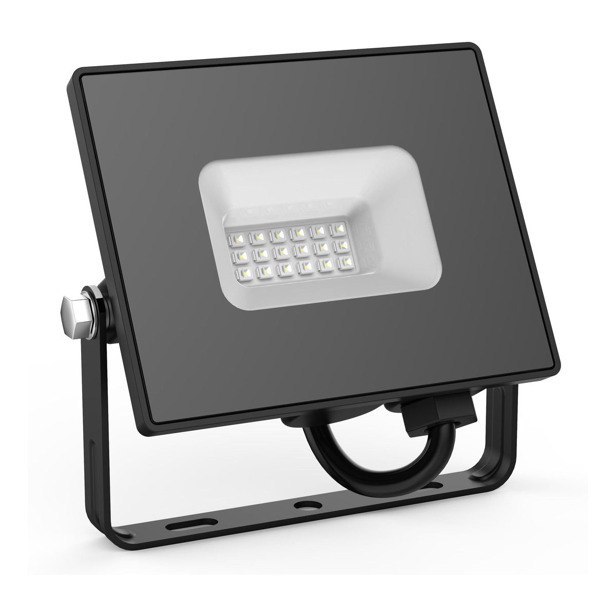 Прожектор Gauss Elementary 10W 650lm зеленого свечения 175-265V IP65 черный LED 1/20 613100610