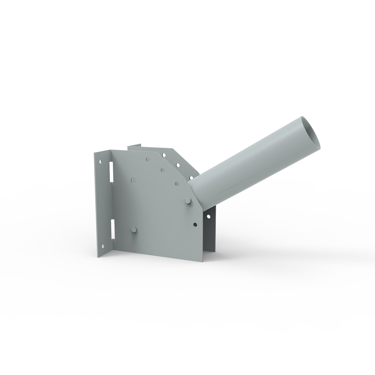 Кронштейн Gauss для уличных светильников с переменным углом 300х150х120 D48мм 1/10 903265104