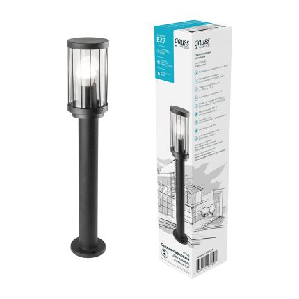 Светильник садово-парковый Gauss Vega столб 10.5*50cm, 170-240V / 50Hz, 1xE27, Max.60W, IP: 54, 1/10 GD023