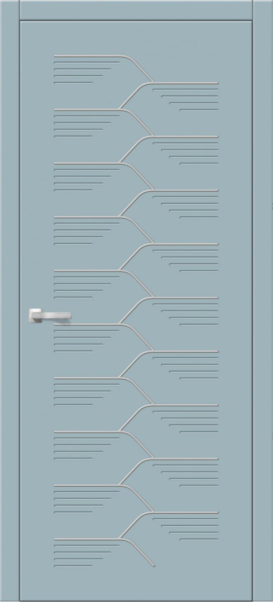 Межкомнатная дверь Линии с молдингами
