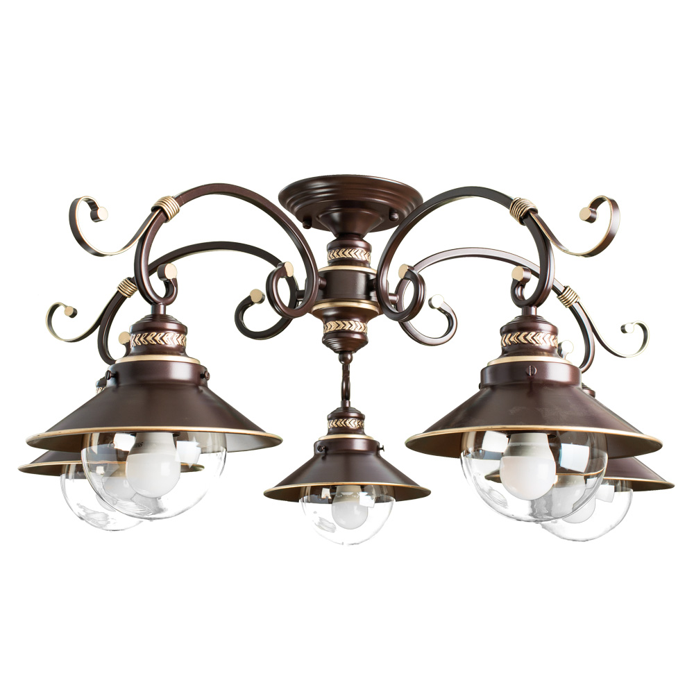 Потолочная люстра Arte Lamp GRAZIOSO A4577PL-5CK