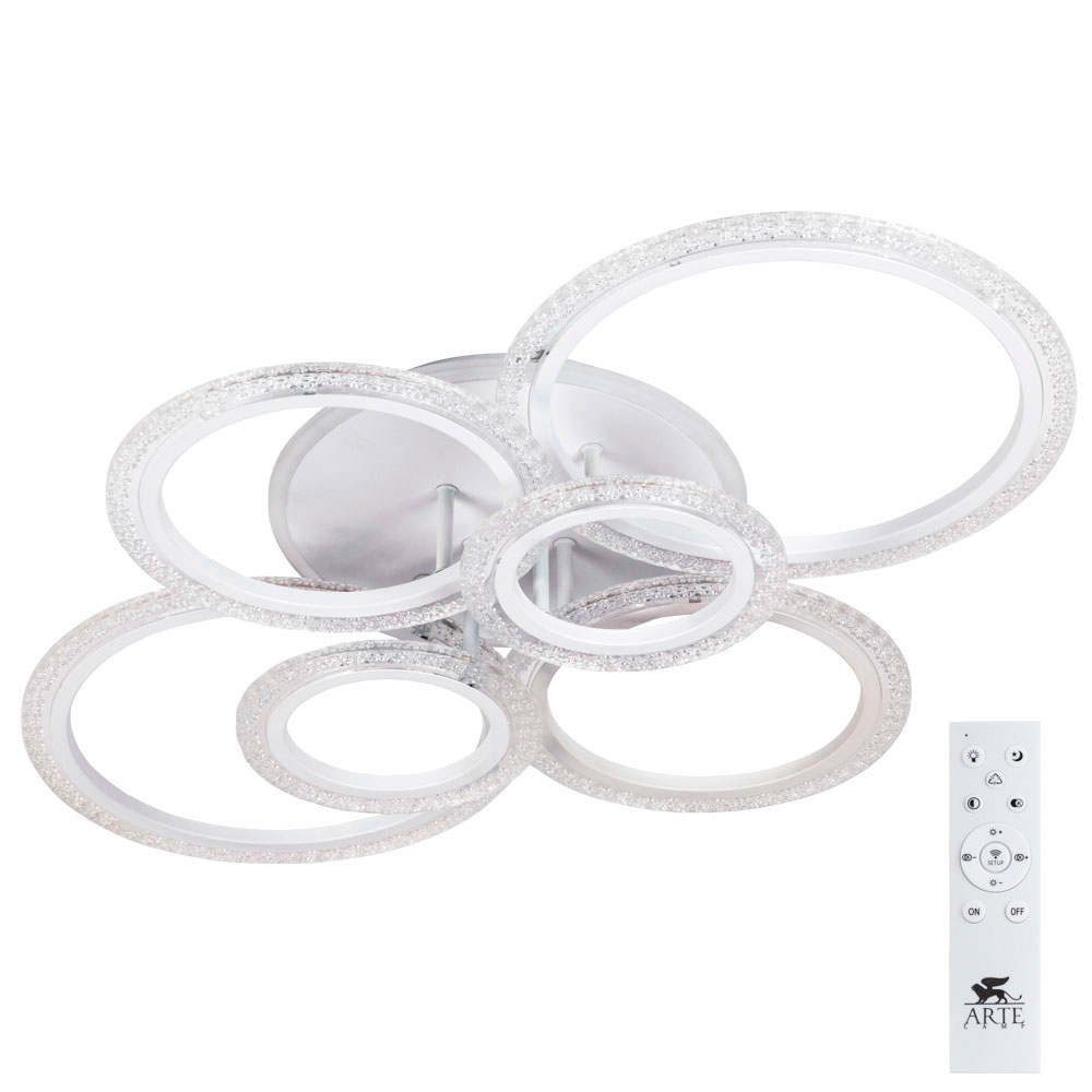 Потолочная люстра Arte Lamp CAMELIA A2516PL-90WH