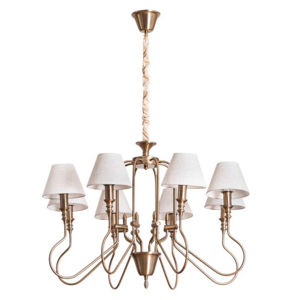 Подвесная люстра Arte Lamp AGIO A6086LM-8PB