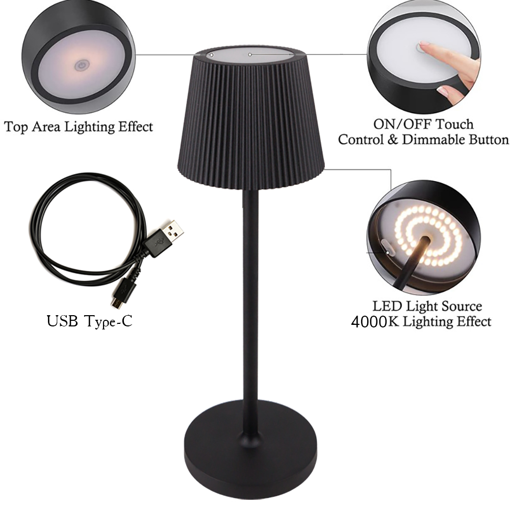 Уличный настольный светильник Arte Lamp FUYUE A1616LT-1BK