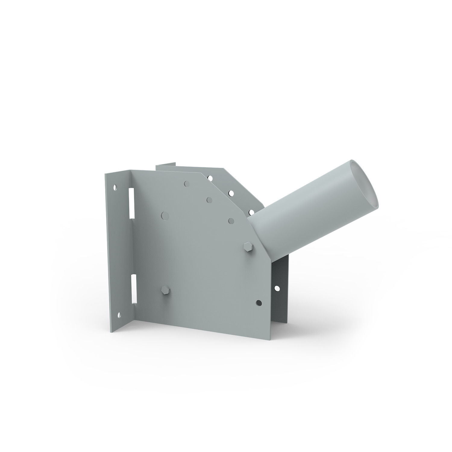 Кронштейн Gauss для уличных светильников с переменным углом 230х150х120 D48мм 1/10 903265102