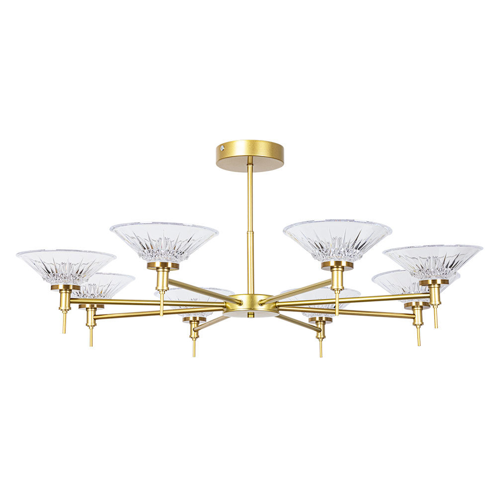 Люстра на штанге Arte Lamp ALESSIA A2076PL-8GO