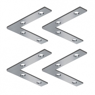 Соединители под трек для натяжного потолка угловые 83005-4-NI