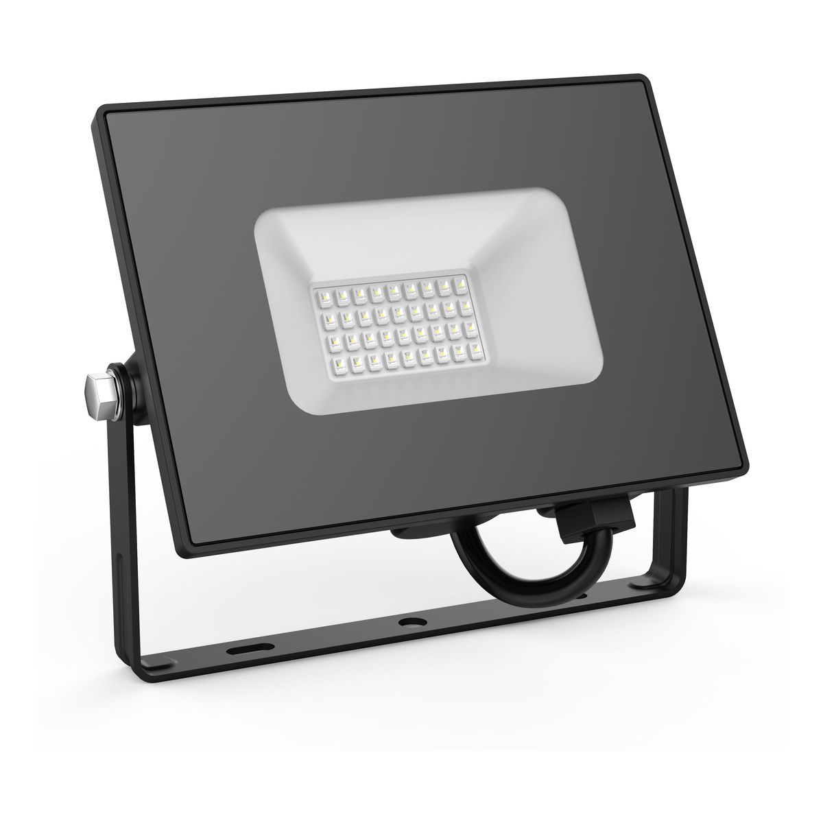 Прожектор Gauss Elementary 20W 1400lm зеленого свечения 175-265V IP65 черный LED 1/20 613100620