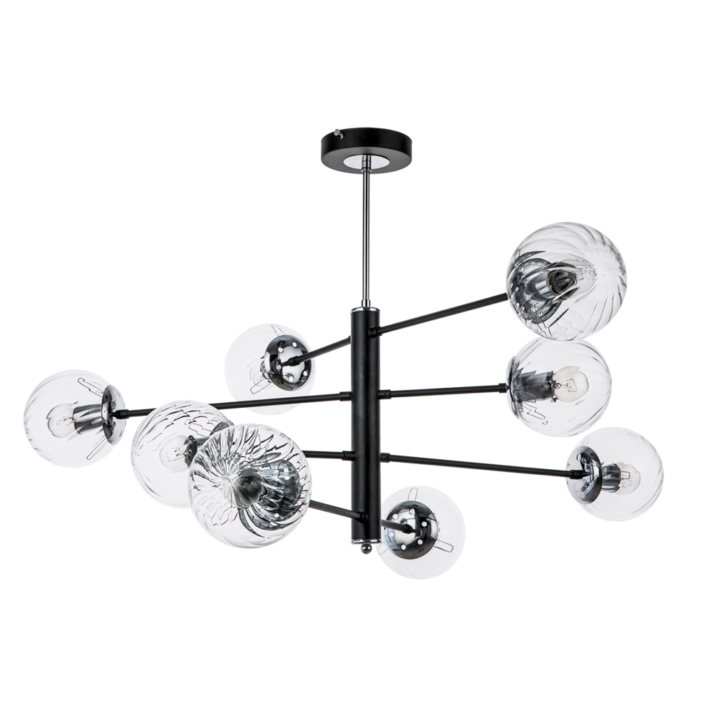 Люстра на штанге Arte Lamp SEGIN A3566PL-8BK