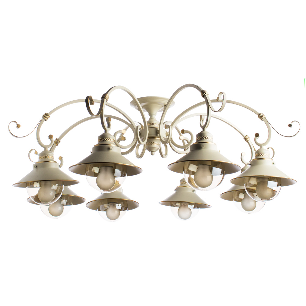 Потолочная люстра Arte Lamp GRAZIOSO A4577PL-8WG