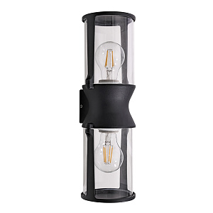 Уличный настенный светильник Arte Lamp MINCHIR A8306AL-2BK