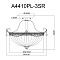 Потолочная люстра Arte Lamp SCHELENBERG A4410PL-3SR
