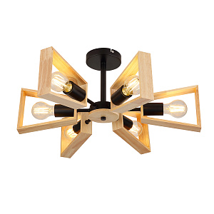 Потолочная люстра Arte Lamp BRUSSELS A8030PL-6BK