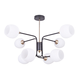 Люстра на штанге Arte Lamp SKAT A3564PL-8BK