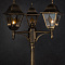 Парковый светильник Arte Lamp BERLIN A1017PA-3BN