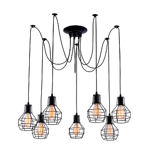 Люстра Arte Lamp SPIDER A1109SP-7BK