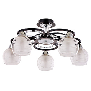 Потолочная люстра Arte Lamp GINEVRA A1604PL-5BK